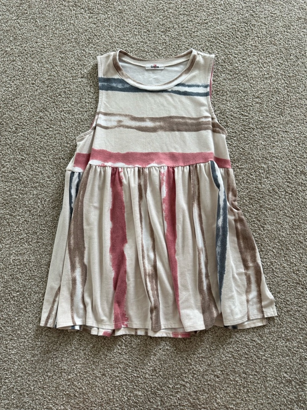 GeeGee Tie Dye Sleeveless Top size medium